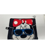 Disney Minnie Mouse Travel Makeup Bag Cosmetic Pouch Toiletry  Lot Of 2 - £7.77 GBP