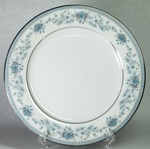 Noritake Blue Hill 8.25&quot; Salad Plate 2482 Platinum Trim Contemporary Fin... - £4.78 GBP