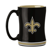 New Orleans Saints Coffee Mug 14oz Sculpted Relief Team Color - $54.99
