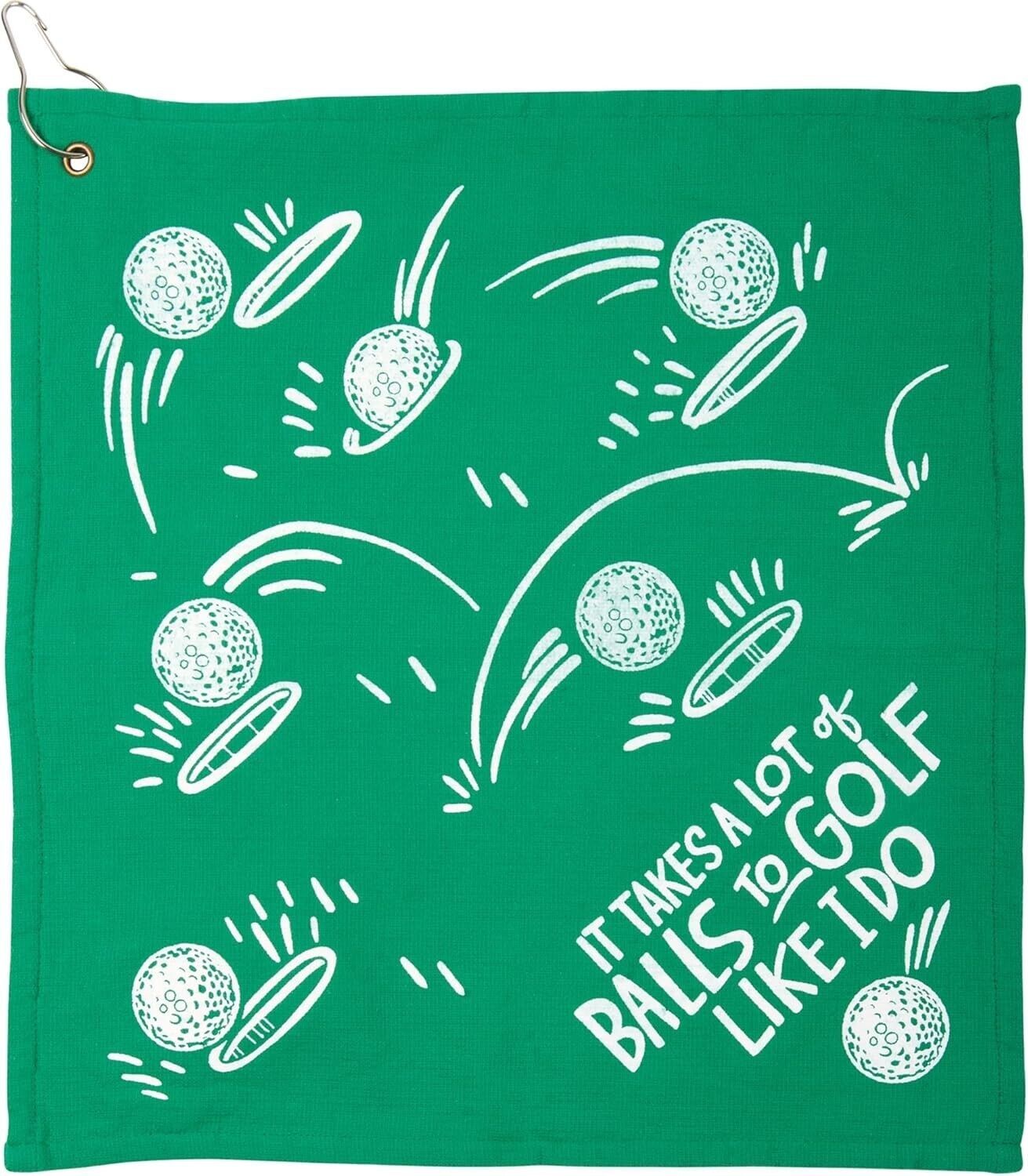 Golf Towel With Hook It Takes a Lot of Balls to Golf Like I Do Snarky Gi... - $8.90
