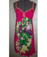 WOMEN&#39;S/ MOA MOA CHARMING CHARLIE SUNDRESS FLORAL SUN DRESS PINK NEW  - $39.64 CAD