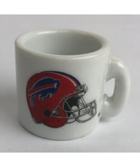 Vintage NFL Mini Coffee Cup Mug Buffalo Bills 1.25&quot; Collectible Miniature - £10.16 GBP