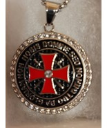 Knights Templar Christian Necklace Medallion  - £19.58 GBP