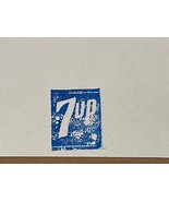 Vintage 7up Printing Plate Block Letterpress Stamp Soda Advertising - $27.35 CAD