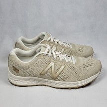 New Balance beige Fresh Foam Training Running Shoes Womens Size 9.5 Snea... - $29.96