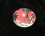 Music Pin Motley Crue 1980s Photo Button - £6.25 GBP