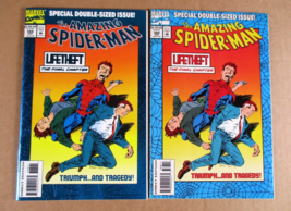 The Amazing Spiderman # 388 Marvel Comics Lot of 2 Foil Cover NM High Grade - £7.89 GBP