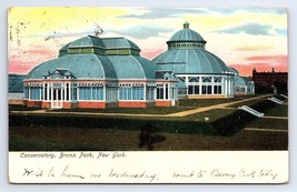 Postcard Conservatory Bronx Park New York NY c.1909 - £3.55 GBP