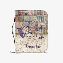 Book Cover/Bible Cover, Just a Girl who Loves Books, Blonde Hair, Journa... - $56.95+
