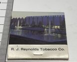 Vintage Feature Matchbook  R.J. Reynolds Tobacco Co Whitaker Park Plant gmg - $19.80