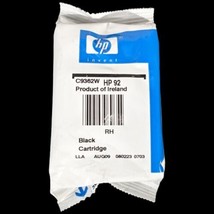 Genuine HP 92 Black Ink C3180 C3140 C3150 C3135 DeskJet 5420 5440 OEM - £10.87 GBP