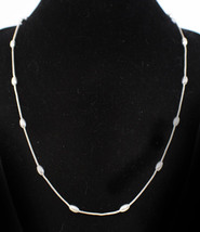 Subtle Stylish KC Italy 925 Sterling Silver Designer Snake Chain Necklace - £31.14 GBP