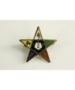 Vintage Costume Jewelry Service Fraternal Organization Eastern Star Pin ... - £14.68 GBP