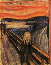 The Scream (1893) Edvard Munch Masterpiece Reproduction - £111.58 GBP+