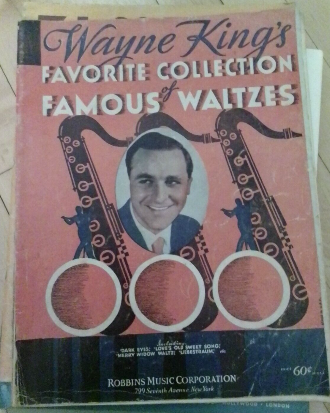 Wayne King&#39;s Favorite Collection Of Famous Waltzes Songbook - $0.99