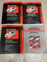 Manuale Di Riparazione E Servizio Set 2003 TOYOTA 4RUNNER 4 RUNNER Con EWD - $339.70