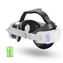 Vr Head Strap With Battery Pack For Meta Quest 3 Vr Headset, Quest 3 Accessories - £58.18 GBP