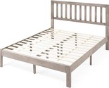 Christopher Knight Home Eunice Acacia Wood Queen Bed Platform, Gray - $275.99