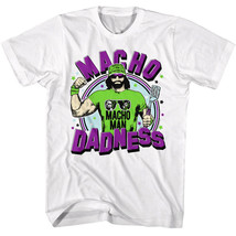 Macho Man Dadness Men&#39;s T Shirt Grill Tools BBQ Randy Savage Wrestler WWF - £20.43 GBP+