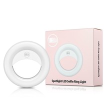 Lurella Spotlight LED Selfie Ring Light - Easy Clip On Most Devices - £7.30 GBP