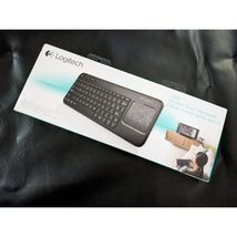 Logitech Wireless Touch Keyboard K400 Built in Trackpad for PC TV NEW - $24.93