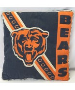 Chicago Bears Handmade Decorative Throw Pillow 15&quot; x 15&quot; x 3 1/2&quot; - $446.85 MXN