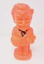 Red KFC Colonel Sanders 10&quot; Blow Mold Plastic Coin Bank Kentucky Fried Chicken - £17.30 GBP