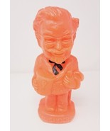 Red KFC Colonel Sanders 10&quot; Blow Mold Plastic Coin Bank Kentucky Fried C... - £16.43 GBP