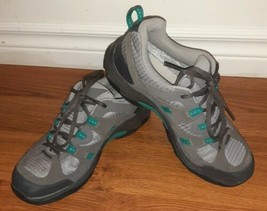 Salomon Womens Hiking Shoes Goretex Contagrip Ortholite Gray US Size 8.5 BB - £23.30 GBP