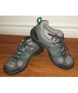 Salomon Womens Hiking Shoes Goretex Contagrip Ortholite Gray US Size 8.5 BB - £23.46 GBP