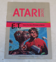 Atari 2600 E.T. The Extra Terrestrial Video Game Instruction Booklet 1982 - £6.93 GBP