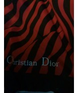 Christian Dior Travel Umbrella Red and Black Stripes CD On Handle Vintage - $977.52 MXN