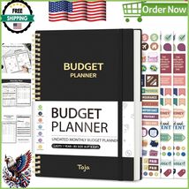 Comprehensive Monthly Budget Book with Full-Page Calendars &amp; Stickers, 2... - $350.61 MXN