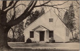 Easton Maryland Friends Old Meeting House 1946 to Hope Valley R I Postcard T16 - £3.89 GBP