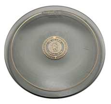 Vintage Rolls Royce 75 Years 1904-1979 Smoked Glass Trinket Dish 7.5&quot; He... - $640.61 MXN