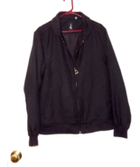 Howe Black Jacket   Size Large   Zipper Front - $87.99 CAD