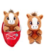 Horse Swaddle Babies Plush Toy Baby Sling Carrier by Fiesta NWT. Super Soft - $388.16 MXN