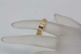 Tiffany &amp; Co. 18K Yellow Gold Tiffany T Narrow Diamond Ring Wedding Band Sz 6.5 - £1,653.35 GBP