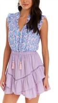 Allison New York maggie mini skirt in LILAC - £68.64 GBP