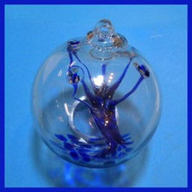 Hanging Glass Ball 4&quot; Diameter Cobalt Tree Witch Ball (1) HGB16A - $18.81