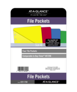 AT-A-GLANCE (031-730) File Pockets, 7 Ring, Desk Size, 5 1/2&quot; x 8 1/2&quot;, ... - €16,94 EUR