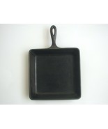 Vintage Lodge Square Cast Iron Skillet 8SQSK 9 1/2&quot; Square Flat Bottom - $836.11 MXN