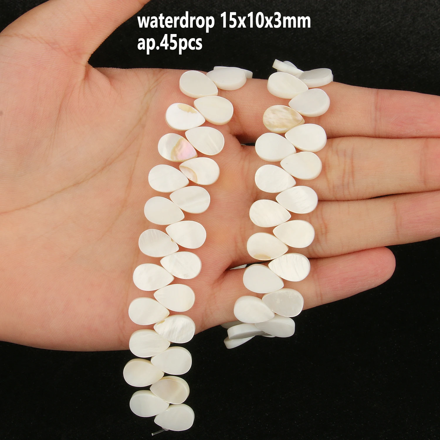  Freshwater  Bead Mother of s Heart  Round Flat Loose Beads for Jewelry Ma DIY C - £92.26 GBP