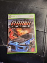 FlatOut: Ultimate Carnage (Microsoft Xbox 360, 2007) - Tested - Clean - Complete - £50.61 GBP