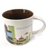 Indianapolis Starbucks You Are Here YAH Mug 14 oz Coffee Cup Excellent EUC 2016 - $14.84