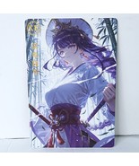 Raiden Waifu Card Anime Girl Japan Wall Art Bamboo Oversized Board A5 - $419.43 MXN