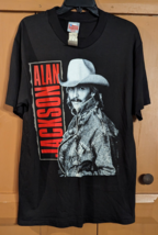 Vintage 90s Alan Jackson Shirt Winterland Concert Band Tour Hanes USA Made Sz L - £49.11 GBP