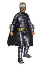 Boys Batman Dawn of Justice Armoured Muscle Halloween Costume DC Comics-sz 12/14 - £29.59 GBP