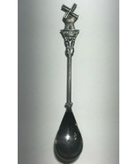 Holland Spinning Windmill Collector Souvenir Silver .900 Spoon - $1,432.11 MXN