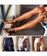 Men 70D Ultra Shiny Glossy Pantyhose Open Crotch Tights Stockings Underwear - £7.94 GBP